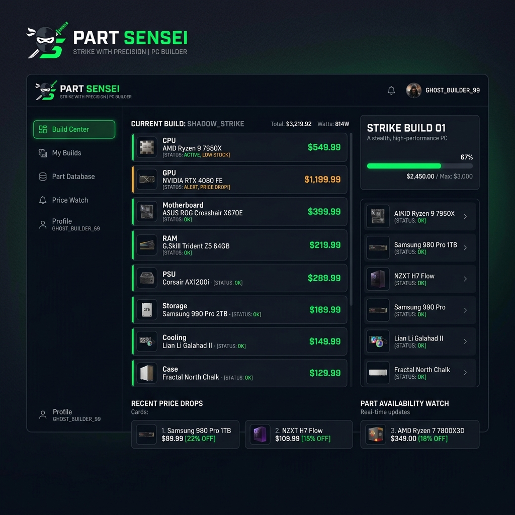 Part Sensei UI